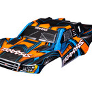Traxxas TRA6844-ORNG  Orange & Blue Slash 4X4 Body, All Slash Trucks with Clipless