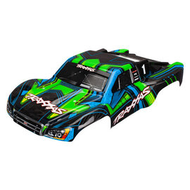 Traxxas TRA6844X   Green and Blue Slash 4X4 Ultimate Body