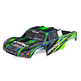 Traxxas TRA6932-GRN Green Slash 4X4 Body, All Slash Trucks with Clipless