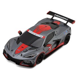 Kyosho KYOMZP244GMR (Gun Metal/Red) Kyosho Mini-Z MR-04 Chevrolet Corvette C8.R Pre-Painted Body