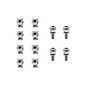 OfficinaRC OFC-SPS-X4-24 Titanium Suspension Ball Stud Kit for Xray X4 2024 - 25
