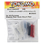 Yokomo YOKZS-016MGRR  Yokomo Rear Magnetic Body Mount (Red)