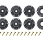Louise RC LOULT3228VB  SC-Rocket M Oval Track 1/10 Short Course Tires, Super Soft, 12, 14 & 17mm Hex on Black Rim (2)