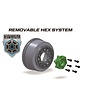 Louise RC LOULT3228VB  SC-Rocket M Oval Track 1/10 Short Course Tires, Super Soft, 12, 14 & 17mm Hex on Black Rim (2)