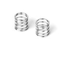 Xray XRA372187  Front Coil Spring for 4mm Pin C=1.8-2.0 - Silver (2)  X12 X10