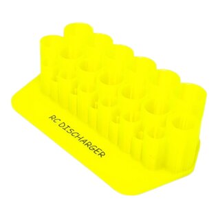 RC DISCHARGER RCD-SDH-MIP-XL-NYL  Neon Yellow MIP Tool Holder XL with Parts Tray