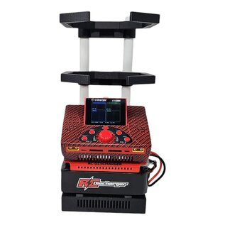 RC DISCHARGER RCD-1CARS-STAND-12V  Black 1 Car Stand for Regenerative Discharger V2 w/ 12V Optional
