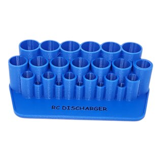 RC DISCHARGER RCD-SDH-MIP-XL-BLU  Blue MIP Tool Holder XL with Parts Tray
