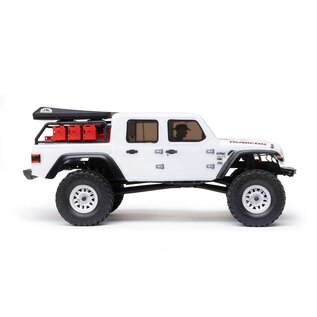 Axial Racing AXI00005V2T4  White 1/24 SCX24 Jeep JT Gladiator 4WD Rock Crawler Brushed RTR