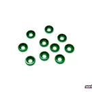 Sortafast SF-ALCW03-GR  Sortafast Aluminum Countersink Washers - M3 - Green