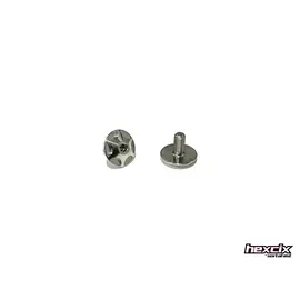 Sortafast SF-WG0306-2  Sortafast Hexcix Titanium Screws - Wing / Steering Arms - 2pk (M3) - 3x6
