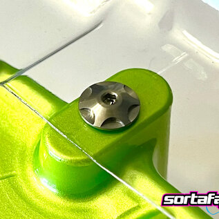 Sortafast SF-WG36017-2 Sortafast Hexcix Titanium Screws - Wing / Steering Arms - Oil Slick - 2pk (M3)