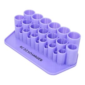 RC DISCHARGER RCD-SDH-MIP-XL-PUR  Purple MIP Tool Holder XL with Parts Tray