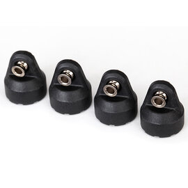 Traxxas TRA8361 Shock caps (black) (4) (assembled with hollow balls)