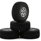 Proline Racing PRO1025310 1/16 Mirage TT F/R Tires MTD 12mm Silver Impulse (4): Mojave Grom