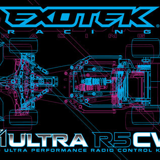 Exotek Racing EXOF1R5CW  CW (CARPET WORKS) 1/10 Formula Chassis Kit, No Electronics