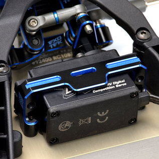 Exotek Racing EXO2246 B7 HD Servo Mount, 2 Colour Anodizing
