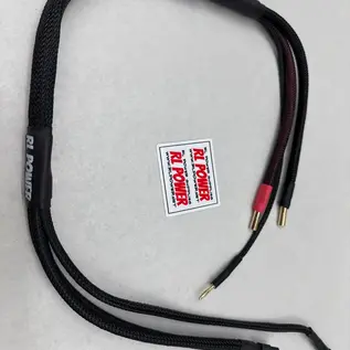 MRC Hobbies Products MRC6  Black Out Charge Lead with 5mm bullets XT60 Hi Amp Charge lead with 10 awg, 24" wire with  W/ XT60 Connector