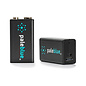 PaleBlue PBLPB9VC Pale Blue Lithium Ion Rechargeable 9V Batteries 2pk