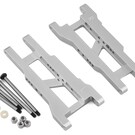 STRC SPTST3655XS Aluminum Rear Suspension Arms for Traxxas Rustler/Stampede w/Locknut Hinge Pins (2) (Silver)