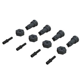 Arrma ARA311178 Wheel Axle and Hub Set Grom Granite, Typhoon