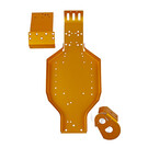 Team Associated ASC6637 RC10 Chassis, gold