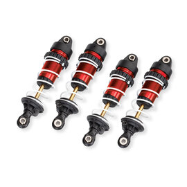 Traxxas TRA10765-RED Red Shocks GTR Long W/Springs (4) for Mini Maxx