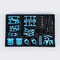 Furitek FRU2597 AluminaSpeed Ultimate Upgrade Combo, 1/18 ARRMA Mojave GROM, Blue