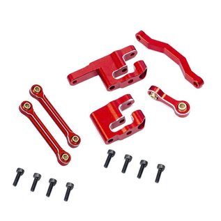 Furitek FRU2598 AluminaSpeed Ultimate Upgrade Combo, 1/18 ARRMA Mojave GROM, Red