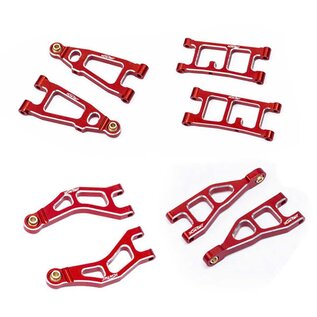 Furitek FRU2598 AluminaSpeed Ultimate Upgrade Combo, 1/18 ARRMA Mojave GROM, Red