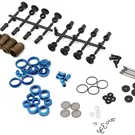Yokomo YOKY2-SBBSBL  Yokomo YD-2 Super Low Friction Aluminum Big Bore Shock Set (Blue)