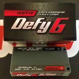 MOTIV MOV2005 Defy-G 1S 3.8V 8200mah 100C LiPo Shorty Pack 4mm Bullets