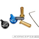 J Concepts JCO5029  Battery Plug Pull Set w/plugs, Black and Blue