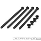 J Concepts JCO5166-2 Black 1/8th Truck Off-Road Tire Stick, Holds 4 Mounted Tires (4)