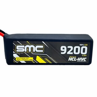 SMC SMC92120-4S1PTRX HCL-HVC 15.2V-9200mAh 120C G10 Plates Traxxas Gen 1 Plug