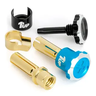 1UP Racing 1UP Racing "Lockdown" Adjustable Bullet Plug Grips w/5mm Bullets