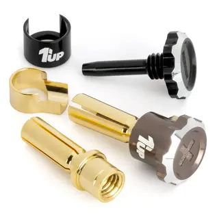1UP Racing 1UP Racing "Lockdown" Adjustable Bullet Plug Grips w/5mm Bullets