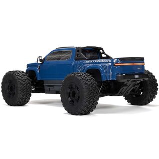 Arrma ARA4312V4T3  1/10 Big Rock 4X4 223S BLX Brushless Street Truck RTR w/ DSC, (Blue)