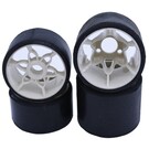 CRC CLN2234  1/12 Front & Rear 1-12th Rubber Mounted Tires (2)