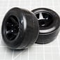 CRC CLN23112 CRC RT-1 Front Only Rubber Tires Mounted on CRC F1 Wheels (2)