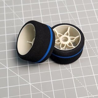 CRC CLN2231  1-12th Striper Spec Front Tires on Flex Rim Premium Race Rubber (2)