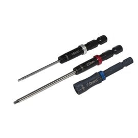 MIP MIP9625 Speed Tip Hex Driver Wrench Set Gen 2, 1.5mm, 2.0mm Hex Wrench & 7.0mm Nut Driver