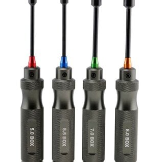 Power Hobby PHBPHT010 Pro Series Nut Driver Tool Set 5mm, 5.5mm, 7mm, 8mm
