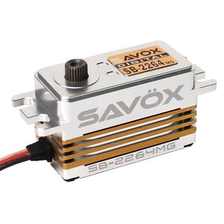 Savox SAVSB2264MG  Low Profile High Voltage Brushless Servo .085/208.3 @ 7.4V