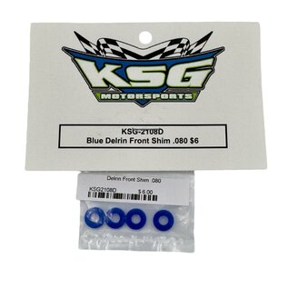 KSG KSG-2108D Delrin Front Shim .080 Blue