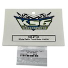KSG KSG-2113D Delrin Front Shim .030 White