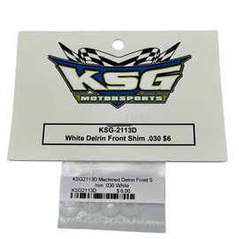 KSG KSG-2113D Delrin Front Shim .030 White