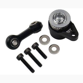 HOT RACING HRAGRM48SH20T CNC Aluminum 20T Servo Saver Grom