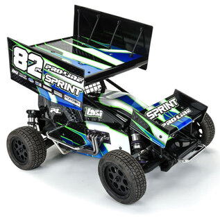Proline Racing PRO367401  1/10 Light Weight Clear Wing Set: Losi 22S Sprint Car