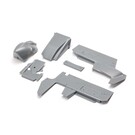 TLR / Team Losi LOS-1889 Body Panel Set, Silver: 22S Sprint